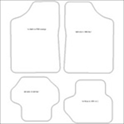 Ford Fiesta Mk1 and Mk2 Car Mats
